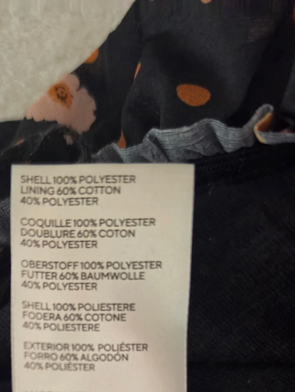 Free People Black Floral Strapless Ruched Tube Top